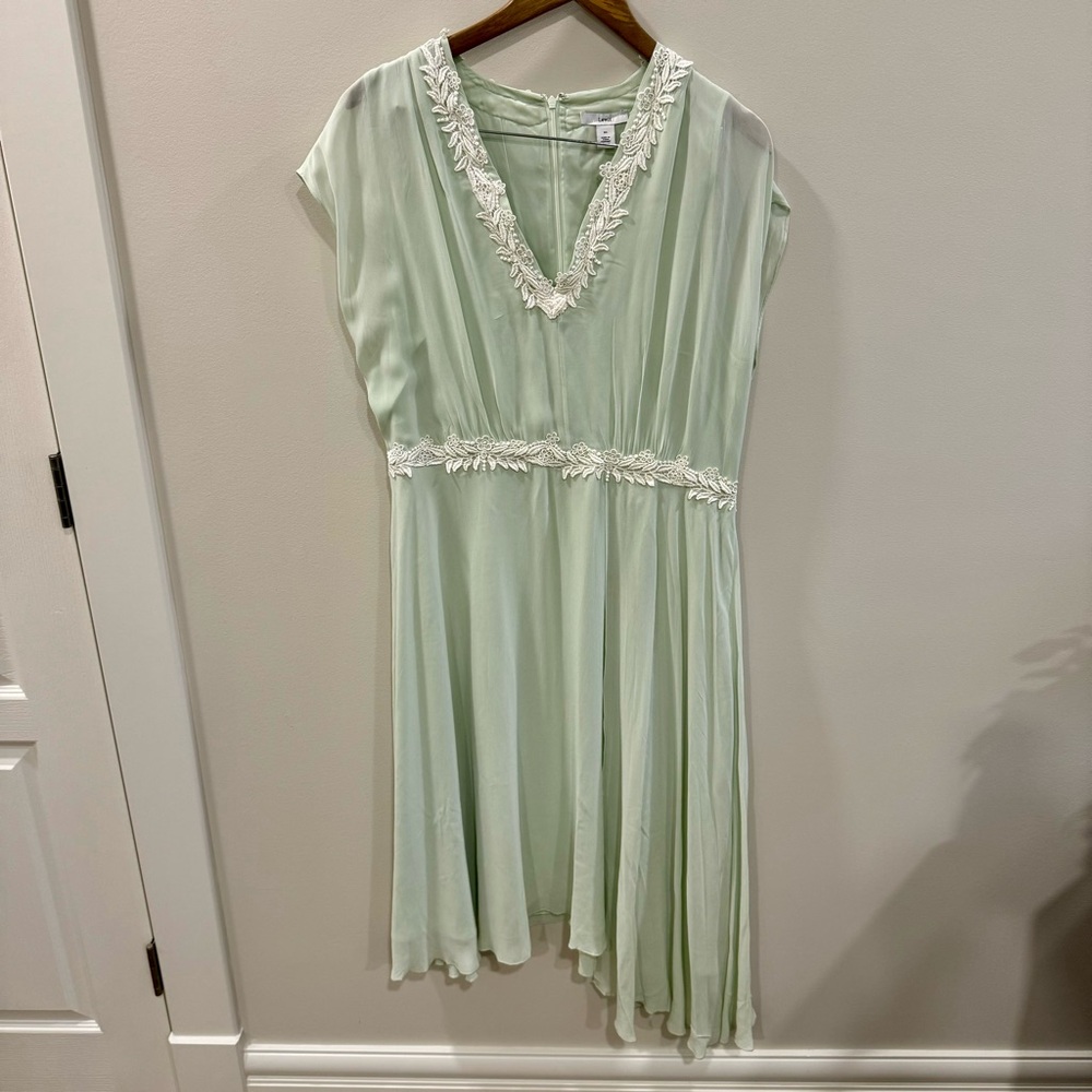Lewit Chiffon Embroidered Dress